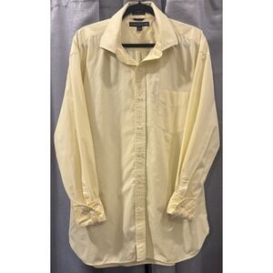 Vintage Tommy Hilfiger Men's Blue Long Sleeve Button-Down Shirt 80's 2 Ply XL